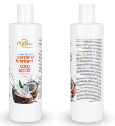 MyLove intimni gel za masažu i lubrikant Kokos 300ml  101 0318-3